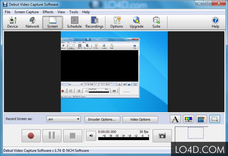 debut video capture software android download full version